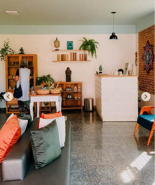 Sala de prática da Casa Sinergia